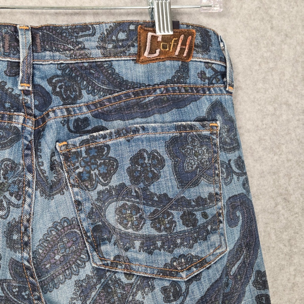 Citizens of Humanity Women 28 Avedon Skinny Jeans‎ Paisley AOP Coastal Cowgirl